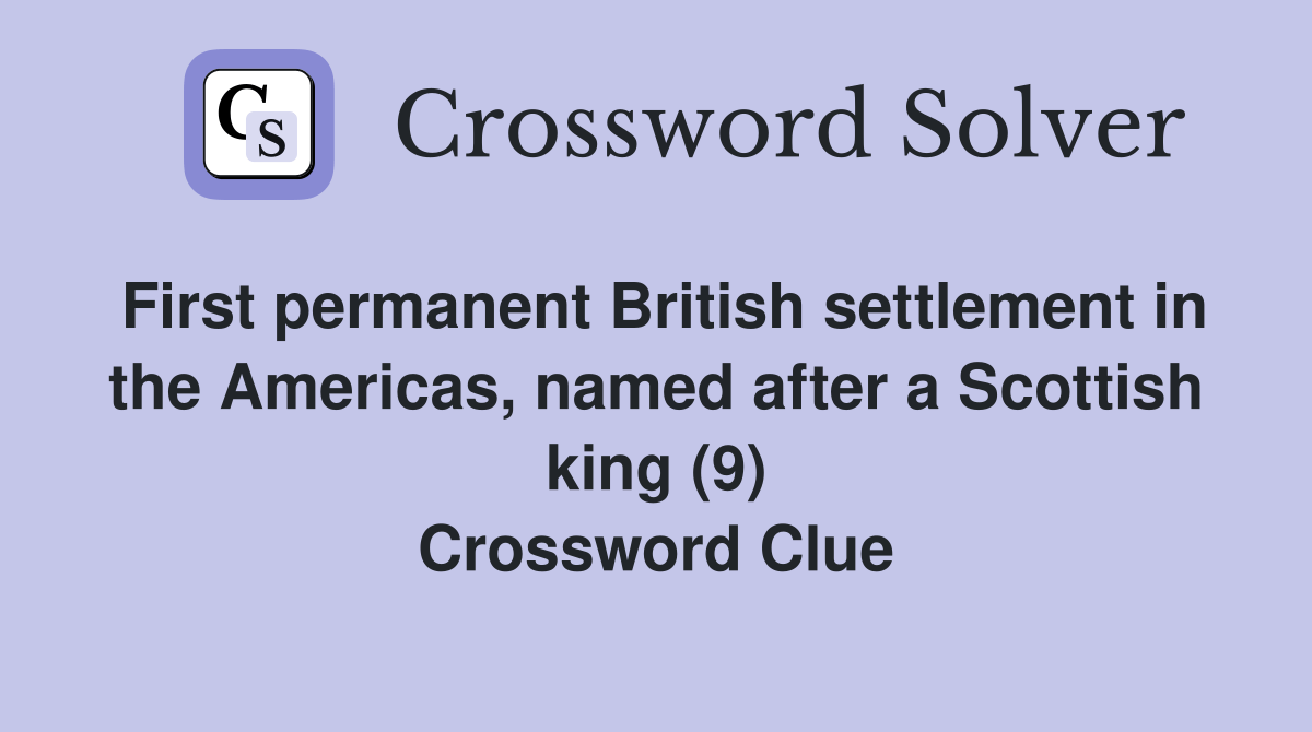 First permanent British settlement in the Americas, named after a